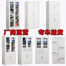 依惠莱 办公柜钢制铁皮资料档案柜储物柜财务室文件柜带锁铁柜子 单门矮柜 常规款