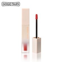 戈戈舞gogotales浮雕蝴蝶结唇泥丝绒雾面哑光唇釉戈戈舞口红唇釉圣诞节礼物送女友 泫雅番茄#707【唇釉】