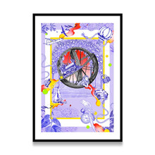 维格列艺术 Pomme Chan 原作版画 《游客》现代简约艺术品挂画家居空间装饰画 游客 Traveller