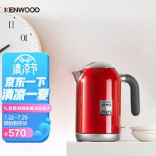 凯伍德（KENWOOD） 电水壶热水壶ZJX650RD 防烫烧大功率1L 304不锈钢水壶 红色