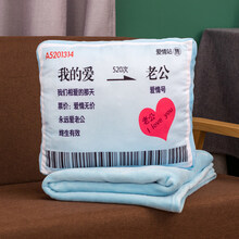【当日发货】母亲节睡枕礼物父亲送爸爸妈妈给老婆老年人送长辈特别实用的毛绒抱枕布娃娃520生日礼物 抱枕毯1.5*1.6米  老公