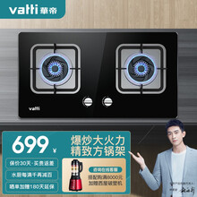 华帝（VATTI）燃气灶 煤气灶双灶 灶具台式嵌入式 i10039B 天然气