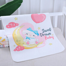 宝宝隔尿垫超大透气新生婴儿姨妈生理期床垫幼儿园防水可洗 熊宝宝30*45cm 0x0cm