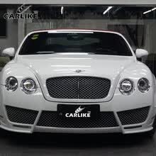 卡莱克超亮汽车改色膜高亮水泥灰整车改色贴膜亮面车身漆面保护膜防刮蹭汽车贴纸 超亮白1.52x18M