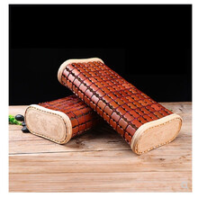 夏季竹枕凉枕麻将学生透气护颈脊椎汗蒸枕实木硬颈椎枕头 加长加高 40cm*10cm