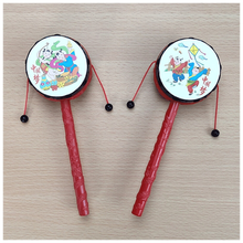 曲漾 婴儿玩具手摇铃拨浪鼓3-6-12个月0-1岁宝宝新生幼儿玩具 红色