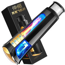 全自动飞机杯男用自慰器 伸缩旋转震动加热男性倒模夹吸口爱蠕动互动发声便携炮架名器成人情趣性用品 (御姐黑)诱魅 紧密舒适飞机杯