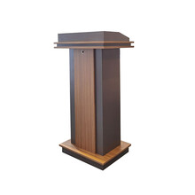 办公演讲台酒店前台接待桌迎宾台婚庆司仪引导咨询台教师讲台NAVCON 胡桃色【包邮入户】