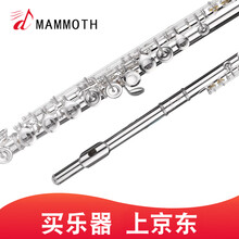 猛犸象法式按键16孔C调长笛白铜镀银管体初学考级儿童成人通用乐器 IFL-620