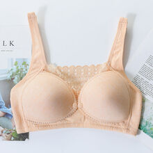 素衣卿月哺乳文胸孕妇内衣女怀孕期胸罩无钢圈产后喂奶防下垂聚拢有型薄款 9012#肤色 34-75BC