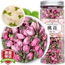 【拍2罐=发3罐】桃花茶 桃花瓣花苞特选新桃花干 手工挑选无硫桃花肠饮品泡水喝 初级农产品50g