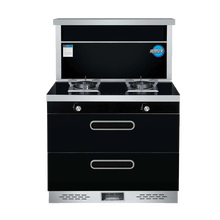 英伦罗孚（ROVLL）LF9033集成灶一体灶侧吸下排式抽油烟机灶具消毒柜套装 天然气