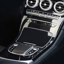 阪驰 21款奔驰GLC260L/300L内饰膜中控面板贴膜面板保护膜鼠标保护膜按键膜TPU透明保护膜 20-21款GLC【中控面板保护膜】