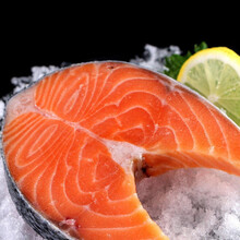 4斤三文鱼排国产原味新鲜鱼扒海鲜水产健康轻食中段250g十字丽日 现切中段4斤装(超划算)