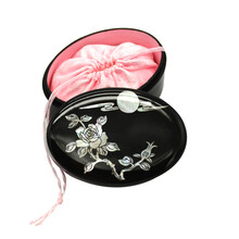 谢馥春工艺国妆鸭蛋香粉40g定妆散粉养肤晚安螺钿 花好月圆40g 40g