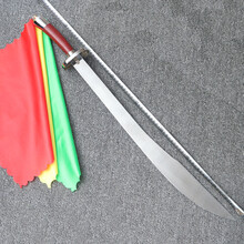 中华武术训练刀太极八卦刀表演太极花单刀儿童成人软响未开刃 刃长70+刀彩