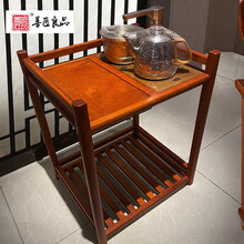 【盛夏狂欢】善匠良品 红木家具缅甸花梨（学名：大果紫檀）实木餐边柜 储物柜酒柜边柜 碗碟茶水车 茶水车