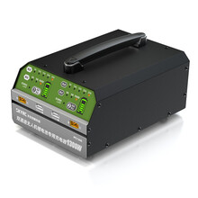 无人机智能锂电池大功率充电器双路25APC1300农业植保定制款 黑色