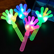 夜市摆摊玩具发光玩具新款发光发箍地摊推闪光头饰网红儿童小玩具幼儿园分享玩具 发光手拍10个