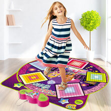 儿童婴幼儿早教益智电子学习音乐垫游戏跳舞机家用跳舞毯锻炼玩具 动感跳舞毯