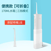 电动冲牙器洗牙神器便携式家用洗牙器去牙结石牙垢智能正畸水牙线 基础款2喷头