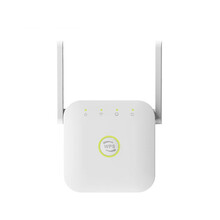 岚兮冉wifi信号增强器路由器放大器家用网络扩大器扩展器wf加强穿墙中继 双天线版白色