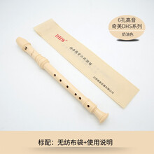 DHS竖笛6孔8孔高音德式日耳曼式学生用儿童初学者八孔六孔竖笛 奇美DHS竖笛/6孔/标配