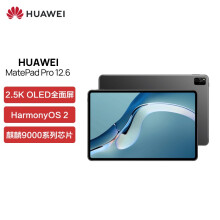 华为HUAWEI MatePad Pro 12.6英寸2021款鸿蒙HarmonyOS麒麟9000E OLED全面屏平板电脑 8+256GB WIFI曜石灰