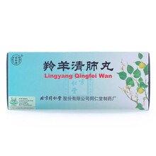同仁堂 羚羊清肺丸 6g*20丸/盒 JZ 1盒装