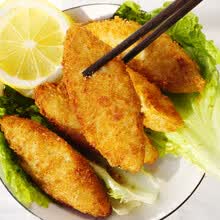 深海鳕鱼排 半成品 冷冻裹粉鳕鱼条 油炸小吃 10枚