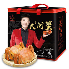 【活蟹】湖塘煙雨 大闸蟹六月黄2.4-2.7两8只 鲜活生鲜螃蟹现货水产礼盒