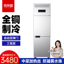 喜莱盛（XLS）商用插盘式冰箱商用烤盘柜冷藏冷冻四门烘培面团风冷无霜冷冰柜插盘式 双门风冷冷藏（工程款）