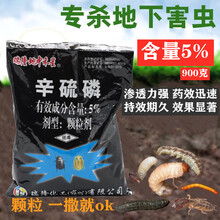 辛硫磷颗粒剂5％辛硫麟土壤土虫丹地老虎蛴螬蝼蛄 地下害虫杀虫剂 900g