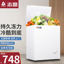 志高（CHIGO）小冰柜家用小型迷你保鲜冷藏冷冻转换冷柜 节能低噪 单温母婴母乳小冰箱 顶开门 160升【大容量款】