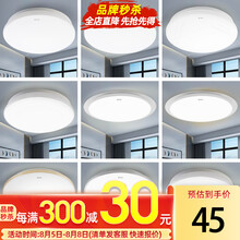 公牛吸顶灯客厅灯具卧室灯阳台灯现代简约卫生间走廊灯过道玄关房间厨房新款北欧超薄主卧灯门厅灯led圆形 【全白款:12w 白光 适3-8㎡】