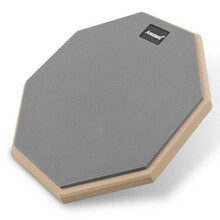 架子鼓练习哑鼓架套装哑鼓垫初学入门鼓垫套装哑鼓板打击板 灰色鼓垫不含鼓棒 8英寸