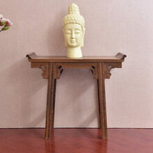 寻古红木家具非洲鸡翅木（学名：非洲崖豆木）翘头案实木条案供桌佛桌中式玄关桌 长168*宽42*高86cm