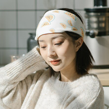 迪士尼官·方网同款（京选优品）月子帽夏薄款产妇5月份室内可爱孕妇棉质帽子产后防风6月头巾发带 西瓜头巾