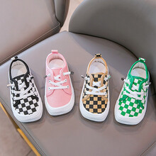 儿童学步鞋 春秋季新款单鞋1-6岁男女儿童帆布鞋男童休闲鞋女童布鞋软底防滑地板鞋运动鞋板鞋童鞋 纯粉色一双装 23码（鞋内长14.5cm）