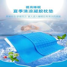 赛恩（SAIEN）夏季凉枕头凉爽成人凉夏枕头套夏天凝胶凉枕垫学生宿舍颈椎枕芯垫 圆点颗粒冰凉凝胶片55*35cm