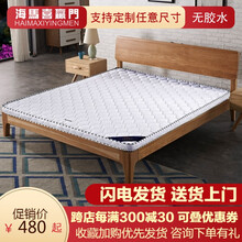 海馬喜贏門床垫3E椰棕床垫榻榻米床垫子硬棕垫薄1.2m1.5米床垫棕垫乳胶软硬适中定做棕榈床垫 5cm厚|3cm3E棕+白色纤维面料（钻石花型） 1200*2000