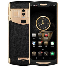 英国KRETA克里特G25商务智能手机全网通双卡双待 8848钛金保时捷手机支持5g卡华为通用接口 小牛皮黑色 8+256G