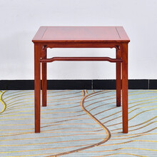 艺铭天下红木家具缅甸花梨（学名：大果紫檀）中堂六件套实木中式客厅供桌玄关桌条案堂屋神台 方桌