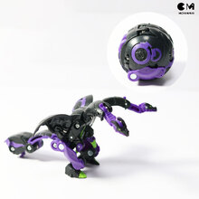 情人节礼物紫色 TOMY多美卡 爆丸小子对战可弹射变形八爪蜘蛛玩具散货 24#