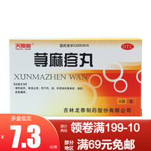 天赐堂 荨麻疹丸 10g*6袋 1盒