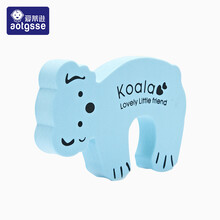 爱蒂逊AOTGSSE小孩动物门卡门挡安全门卡宝宝门塞门夹儿童门缝防夹手门阻幼儿用品关门防挤手神器 防门夹 蓝色（吸卡2个装）