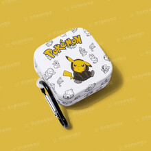 娱品 小米se耳机保护套air2se无线蓝牙耳机套Air2 SE保护壳可爱卡通air 2se充电仓盒 小米Air2SE【白底呆萌】+挂钩
