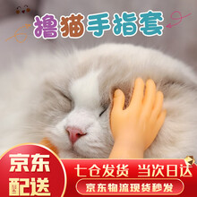 趣驭 撸猫迷你小手手指套硅胶玩具芭比小手橡胶逗猫猫玩具六一儿童节礼物 左右手一对-看视频更有趣