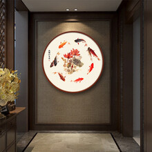 荷花锦鲤画】价格_荷花锦鲤画图片- 京东