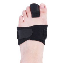 大小脚趾骨折固定器拇指外翻矫正足趾脱受伤臼支具夹板脚套可下地 四趾通用 均码